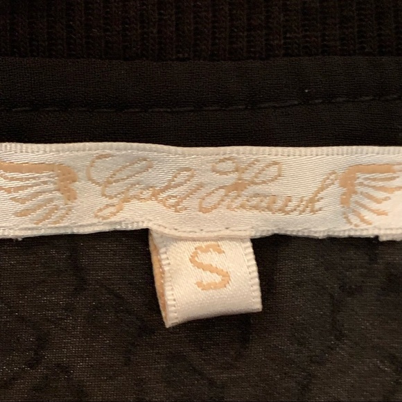 GOLD HAWK Silk Python Snake Print Bomber Jacket Zip Front Size S - Picture 2 of 14